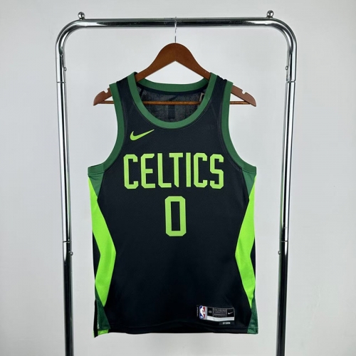 2025 Season City Version Boston Celtics Black & Green NBA #0 Jersey-311