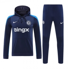 2024/25 Chelsea Royal Blue Soccer Tracksuit Uniform With Hat-418