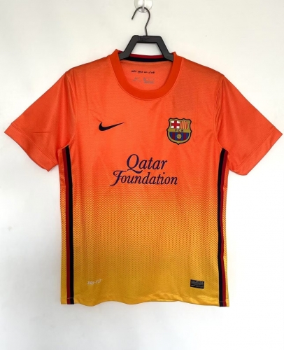 12-13 Retro Version Barcelona Away Orange Thailand Soccer Jersey AAA-503/811