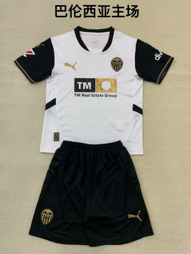 2024/25 Valencia Home White Soccer Uniform-208