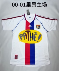 00-01 Retro Version Olympique Lyonnais Home White Thailand Soccer Jersey AAA-709