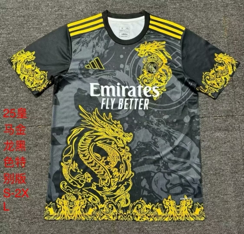 2025 Special Version Real Madrid Black Thailand Soccer Jersey AAA-709