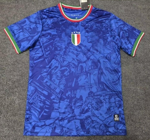 2024/25 Special Version Italy Blue Thailand Soccer Jersey AAA-312