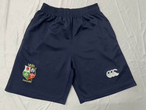 2025 Lions Royal Blue Rugby Shorts-805