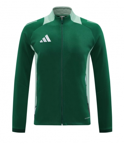 #AJ18 Addia 2024/25 Green Soccer Jacket Top-LH