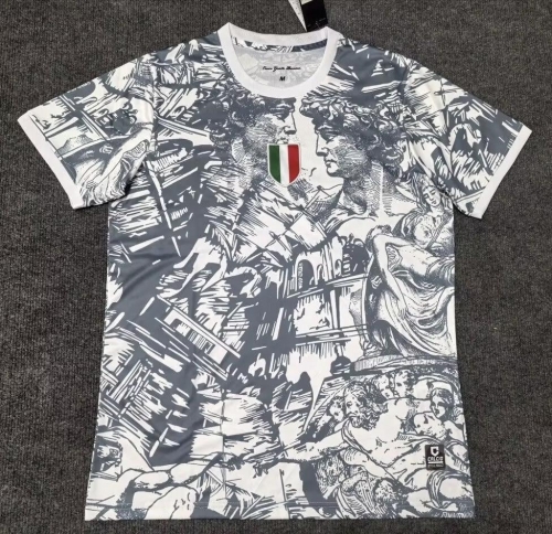 2024/25 Special Version Italy White & Gray Thailand Soccer Jersey AAA-312