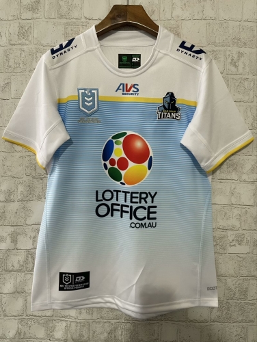 2025 Titans Away Blue & White Thailand Rugby Shirts-805