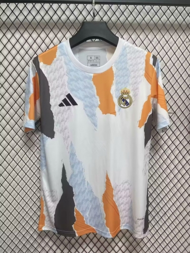 2025/26 Real Madrid White Thailand Soccer Training Jerseys-23