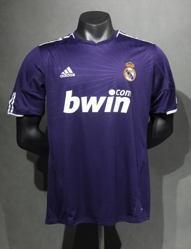 Player Retro Version 10-11 Real Madrid 2nd Away Purple Thailand Soccer Jersey AAA-703