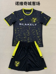 2024/25 Norwich City Away Black Soccer Uniform-208