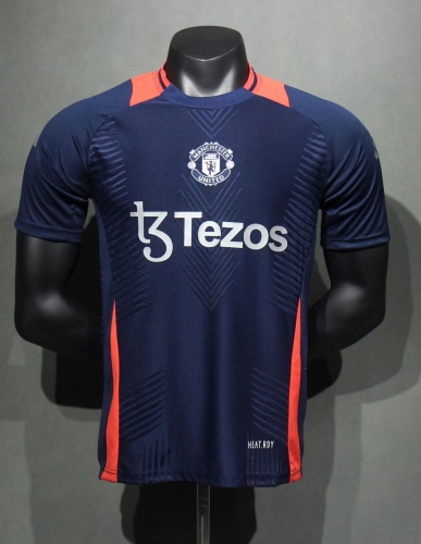 Player Version 2024/25 Manchester United Royal Blue Thailand Soccer Jerseys AAA-888/16/703