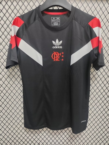 2024/25 Special Version CR Flamengo Black Soccer Cotton T-Shirts-23