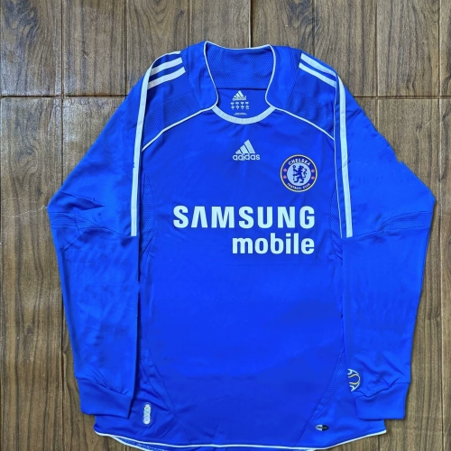 06/07 Retro Version Chelsea Home Blue Thailand LS Soccer Jersey AAA-601