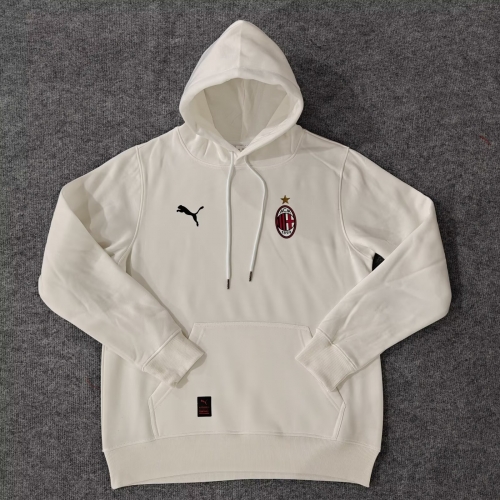 Player Version 2024/25 AC Milan White Thailand Soccer Tracksuit Top With Hat-308