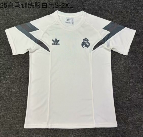 2024/25 Real Madrid White Thailand Soccer Training Jerseys-709