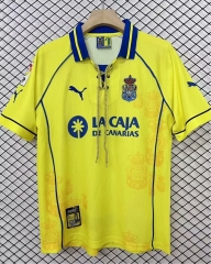 97/98 Retro Version UD Las Palmas Home Yellow Thailand Soccer Jersey-95