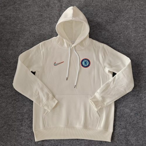 Player Version 2024/25 Chelsea White Thailand Soccer Tracksuit Top With Hat-308