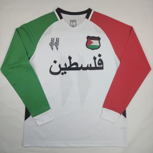 2024/25 Palestine White Thailand LS Soccer Jersey-38