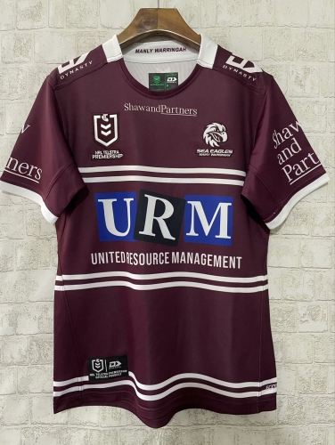 2025 Manly-Warringah Sea Eagles Home Red Thailand Rugby Shirts-805