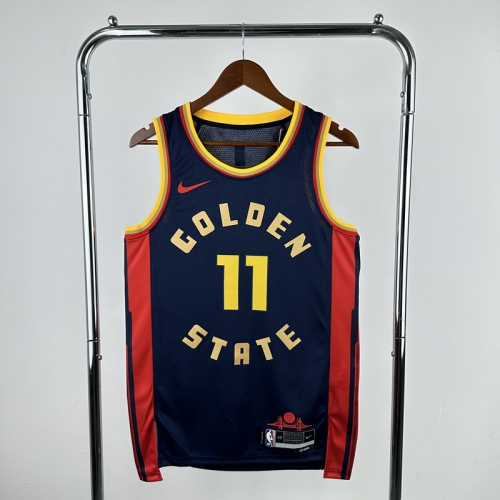 2025 Season City Version NBA Golden State Warriors Blue #11 Jersey-311