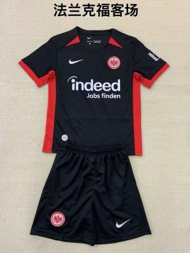 2024/25 Eintracht Frankfurt Away Black Soccer Uniform-208