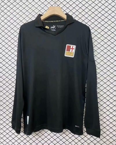 125th Commemorative Version 2024/25 AC Milan Goalkeeper Black LS Thailand Soccer Jersey AAA-95/410