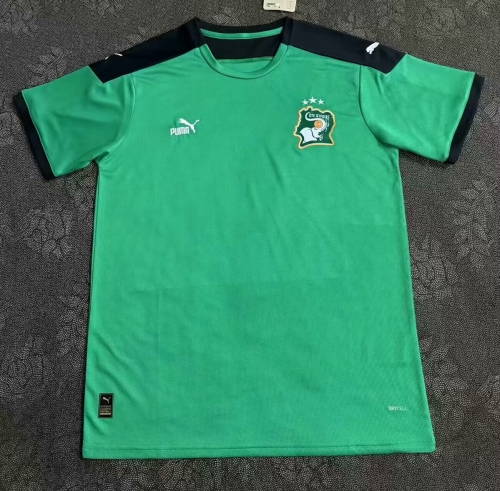 2025/26 Côte d'Ivoire Green Thailand Soccer Training Jerseys-23