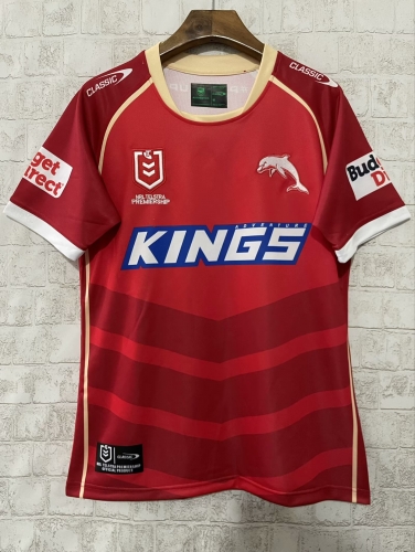 2025 Miami Dolphins Home Red Thailand Rugby Shirts-805