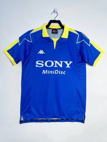 97-99 Retro Version Juventus Away Blue Thailand Soccer Jersey AAA-313/811