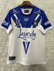 2025 Season Bull Dog Head Away White Thailand Rugby Shirts-805