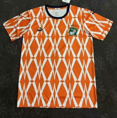 2024/25 Special Version Côte d'Ivoire Orange Thailand Soccer Jersey AAA-23