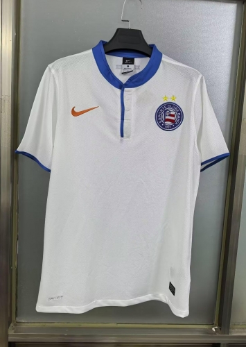 13/14 Retro Version EC Bahia Home White Thailand Soccer Jersey AAA-1116