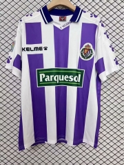 95/96 Retro Version Real Valladolid Home Purple & White Thailand Soccer jersey AAA-95