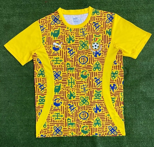 2024/25 Ghana Yellow Thailand Soccer Training Jerseys-47/416