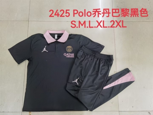 2024/25 Paris SG Black Thailand Polo Uniform-815