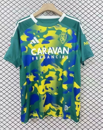 2024/25 Limited Version Real Zaragoza Blue & Green Thailand Soccer Jersey AAA-95