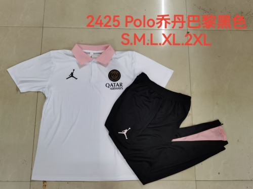 2024/25 Paris SG White Thailand Polo Uniform-815