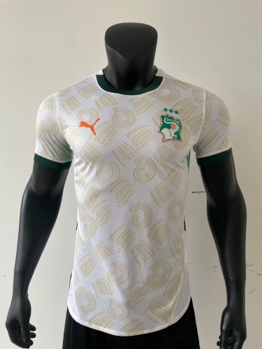 Player Version 2024/25 Côte d'Ivoire Away White Thailand Soccer Jersey AAA-416