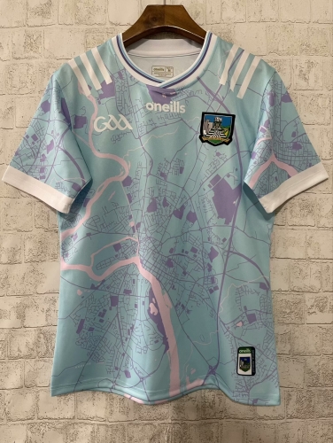 2025 GAA Season Sky Blue Thailand Rugby Shirts-805