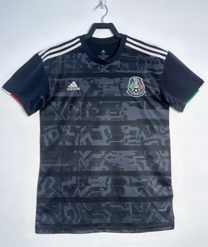 2019 Retro Version Mexico Away Black Thailand Soccer Jersey AAA-47/23/811