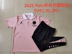 2024/25 Paris SG Pink Thailand Polo Uniform-815