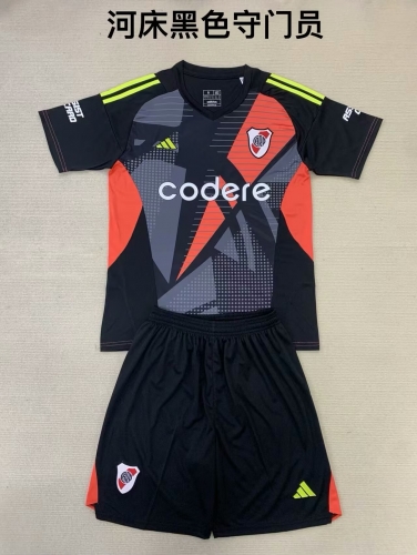 2024/25 River Plate Goalkepeer Black Soccer Uniform-208