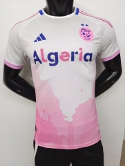 Player Version 2024/25 #A30 Algeria Pink & White Thailand Soccer Jersey AAA-MY