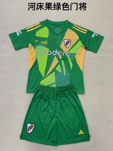 2024/25 River Plate Goalkepeer Green Soccer Uniform-208