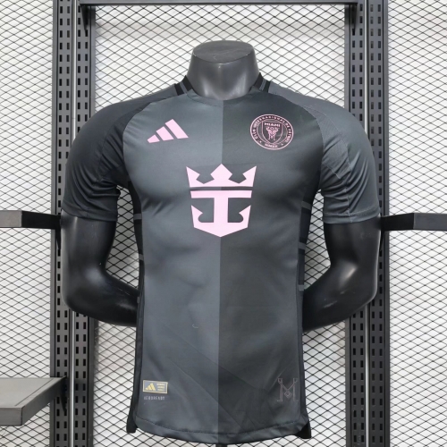 Player Version 2025/26 Inter Miami CF Away Black Thailand Soccer Jersey AAA-888/16/MY