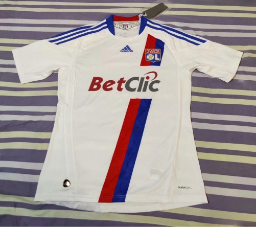 10/11 Retro Version 60th Olympique Lyonnais Home White Thailand Soccer Jersey AAA-1041