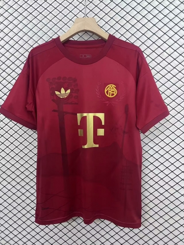 125th Commemorative Version 2024/25 Bayern München Red Thailand Soccer Jersey AAA-95