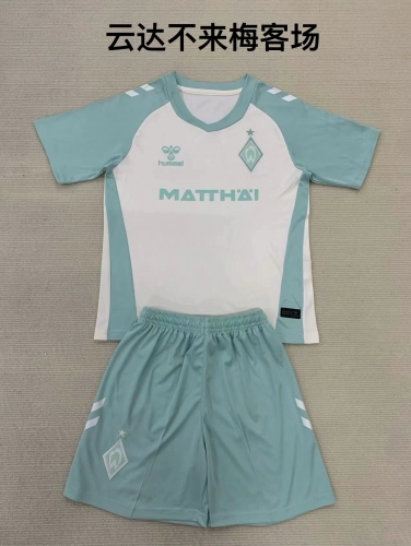 2024/25 SV Werder Bremen Away White Soccer Uniform-208