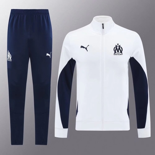 2024/25 #03 Olympique Marseille White Jacket Uniform-LH