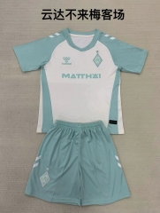 Kids 2024/25 SV Werder Bremen Away White Kids/Youth Soccer Uniform-208